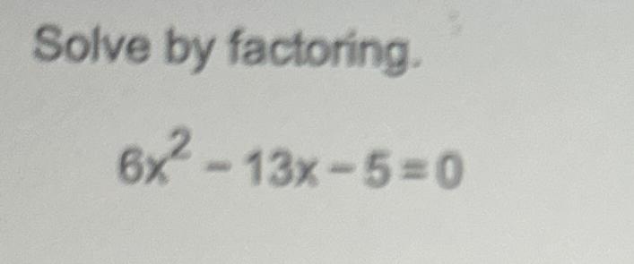 2x 2 6x 80 0 solve by factoring