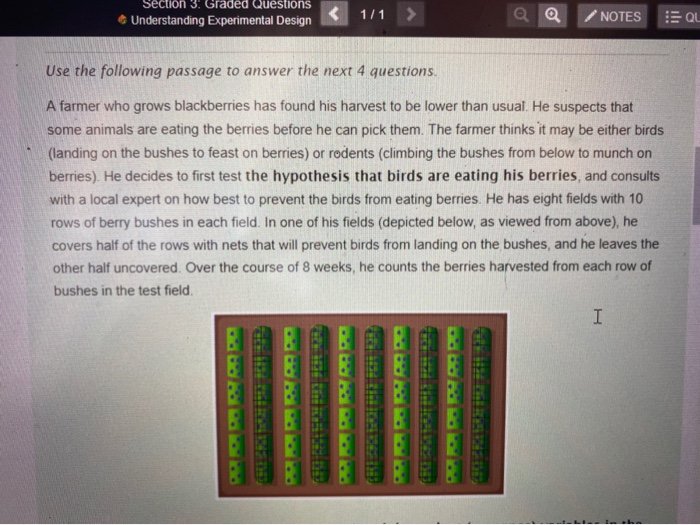 Solved Section 3 Graded Questions Understanding Experime Chegg Com