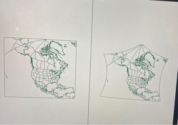Solved describe the difference in projections of the two | Chegg.com