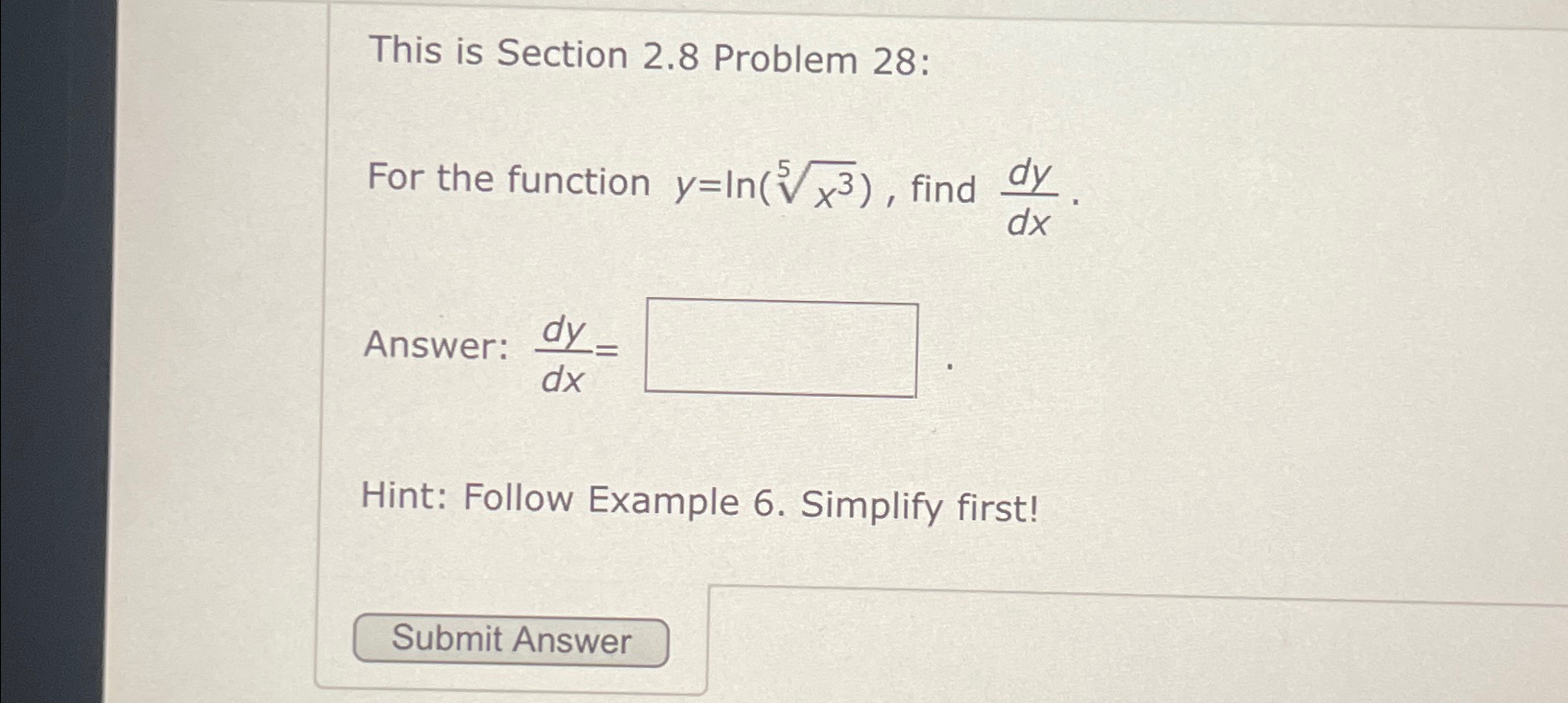 Solved This is Section 2.8 ﻿Problem 28:For the function | Chegg.com
