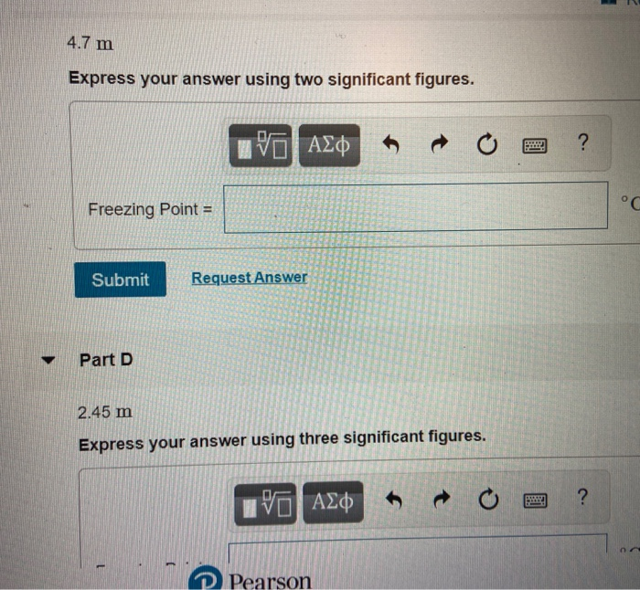 Solved Calculate the freezing point of a water solution at | Chegg.com
