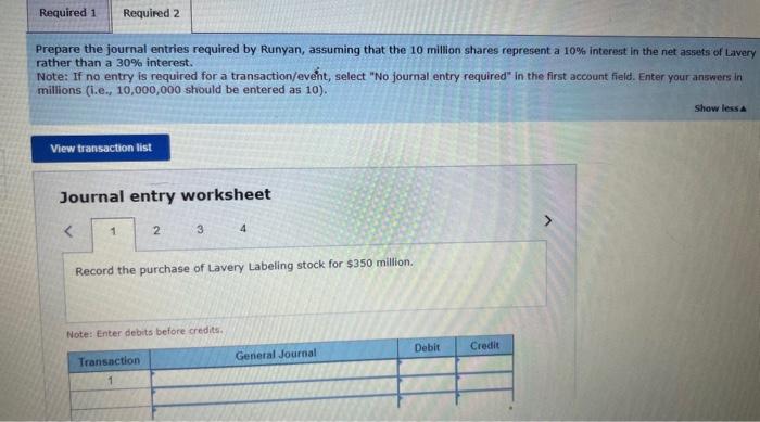 Solved On January 4,2024 , Runyan Bakery paid $350 million