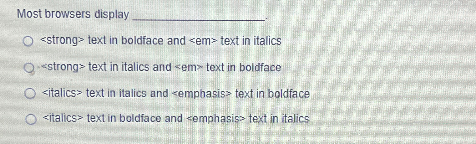 Solved Most browsers display q,= ﻿text in ﻿italicssstrong> | Chegg.com