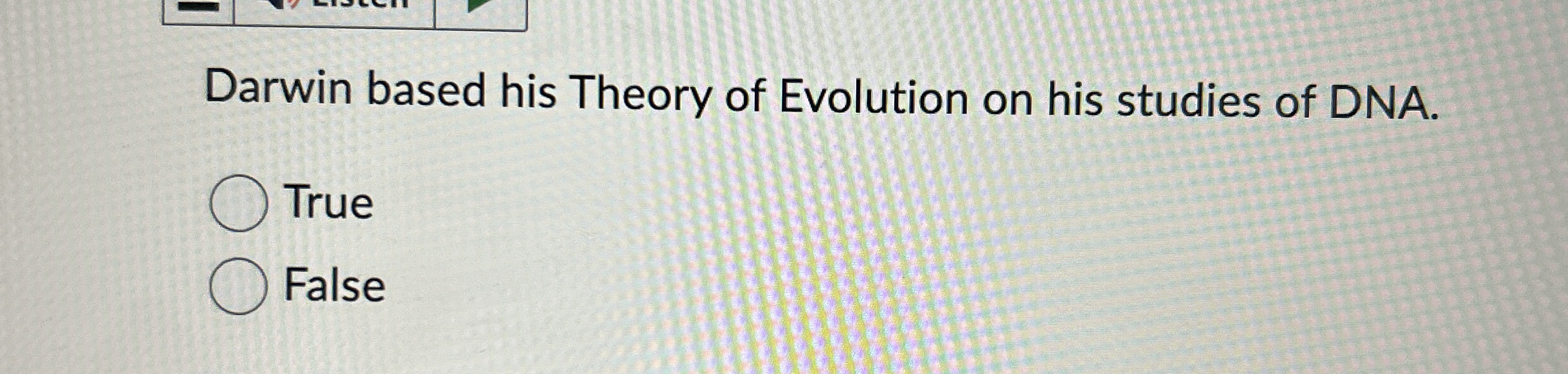 Solved Darwin based his Theory of Evolution on his studies
