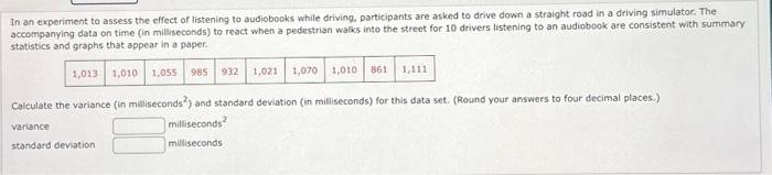 experiment number listening answers