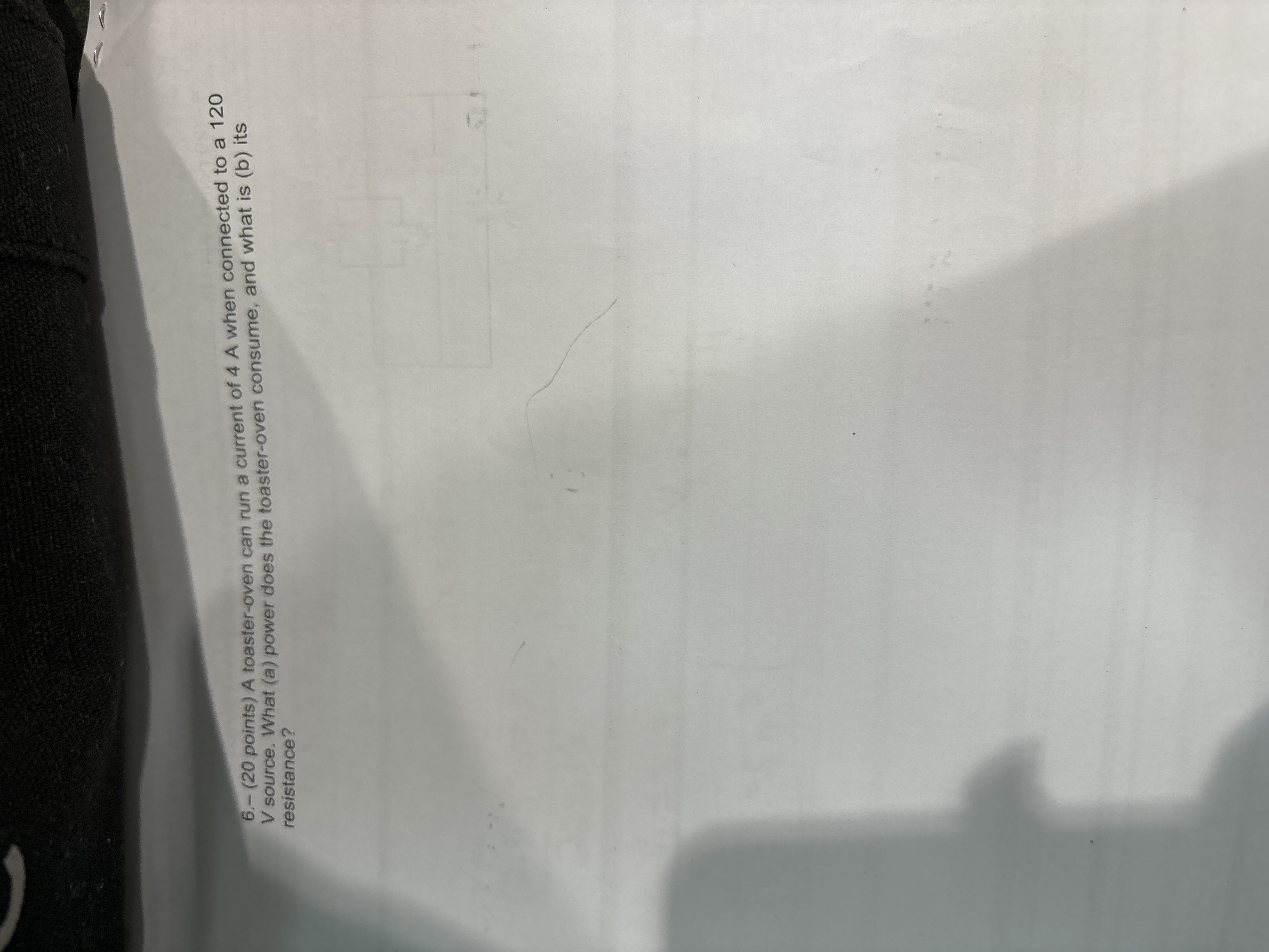 Solved (20 ﻿points) ﻿A toasteroven can run a current of 4A