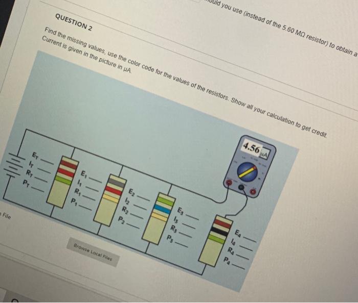 Solved Find the missing values, use the color code for the | Chegg.com