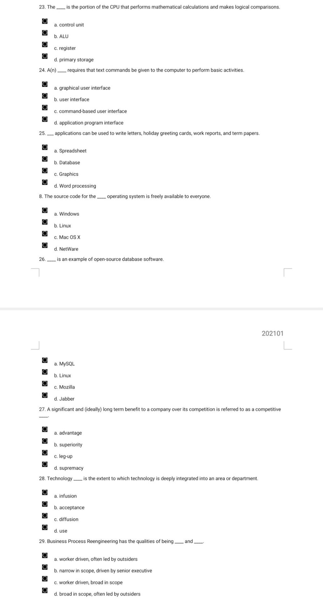 Solved BBCM1023 MANAGEMENT OF INFORMATION SYSTEM ASSIGNMENT | Chegg.com