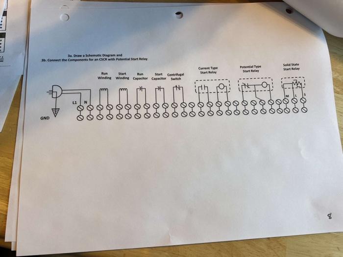 Solved 4a. Draw a Schematic Diagram and 4b. Connect the | Chegg.com