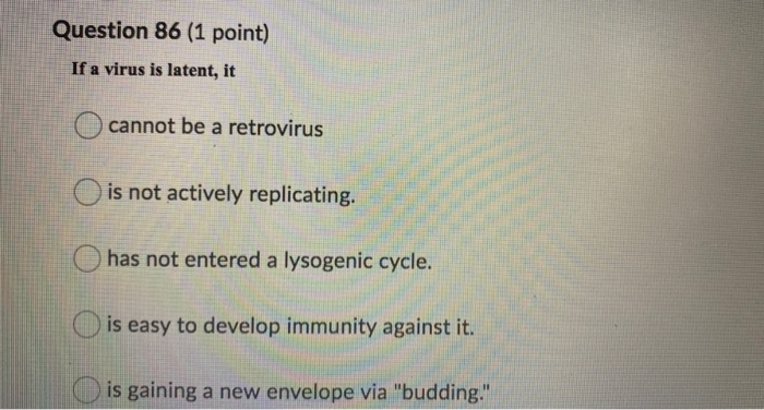 Solved Question 19 (1 point) Which statement is NOT true | Chegg.com