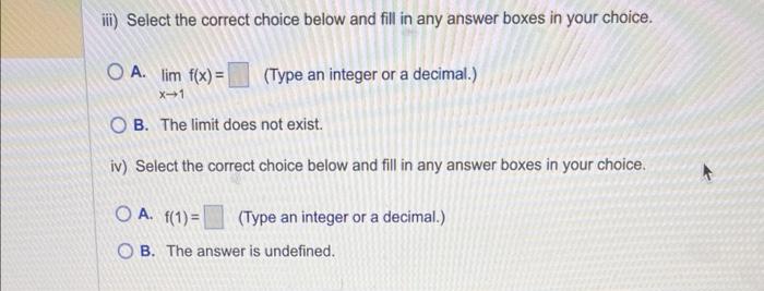 Solved A. For A=3 B. For A=1 A. I) Select The Correct Choice | Chegg.com