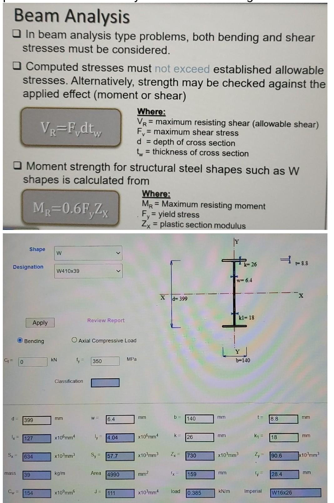 Solved Beam Analysis In beam analysis type problems, both | Chegg.com