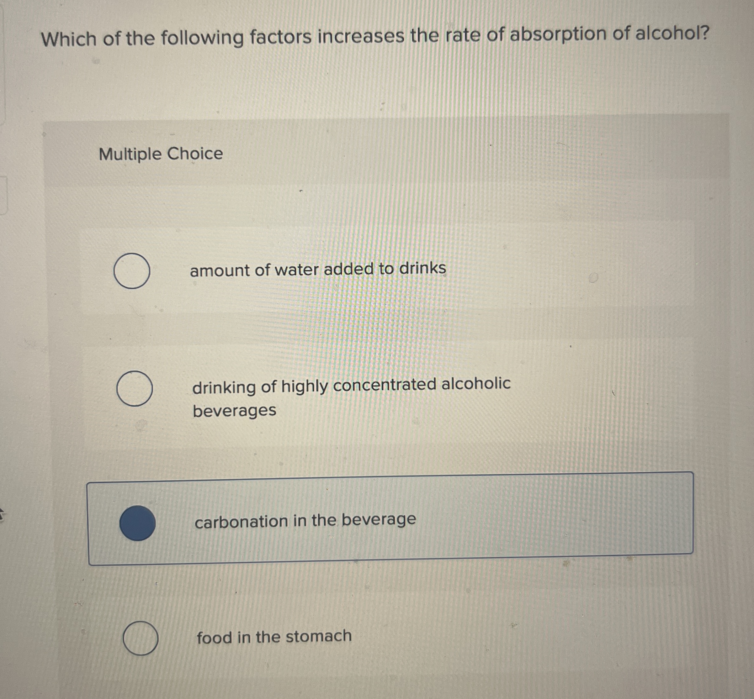 Solved Which of the following factors increases the rate of | Chegg.com