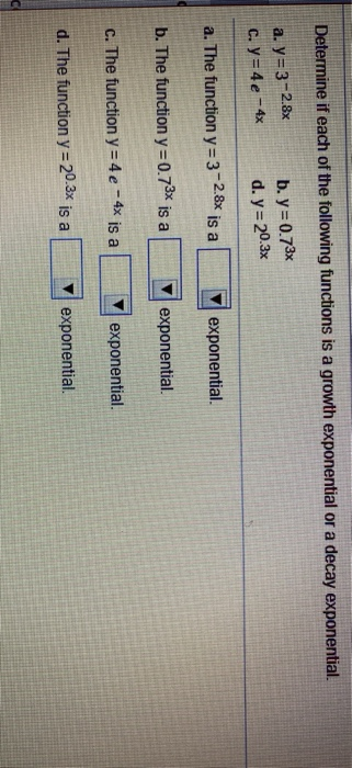 Solved Determine if each of the following functions is a | Chegg.com