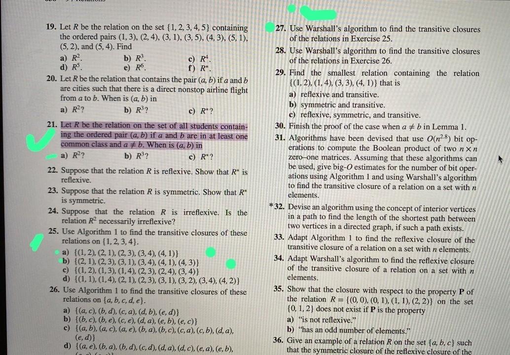 Solved 0. Find The Smallest Relation Containing The Relation | Chegg.com