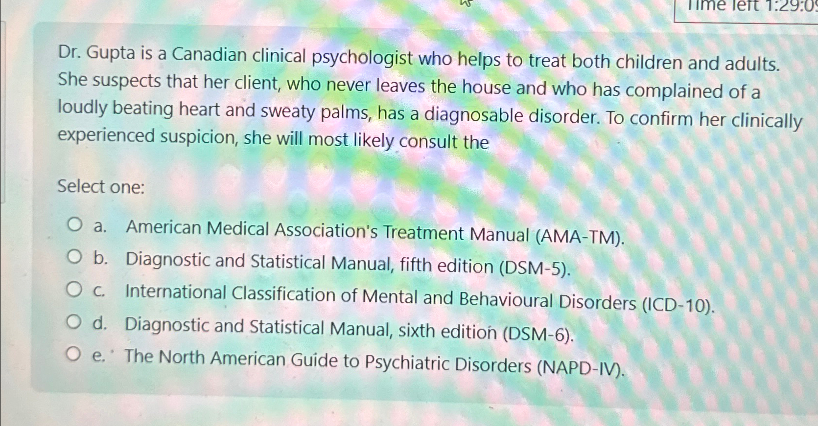 A clinical psychologist is most 2025 likely to use the dsm-v