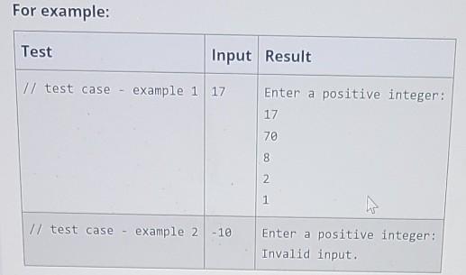 Solved Write a program that takes a positive integer n, and | Chegg.com