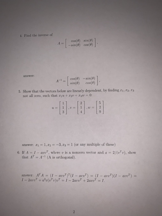 Solved 1 1. If [10 -1 0 -1 ] A = 0 1 2 0 1 .b = 2 100 01 1] | Chegg.com