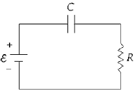 Solved An uncharged capacitor and a resistor are connected | Chegg.com