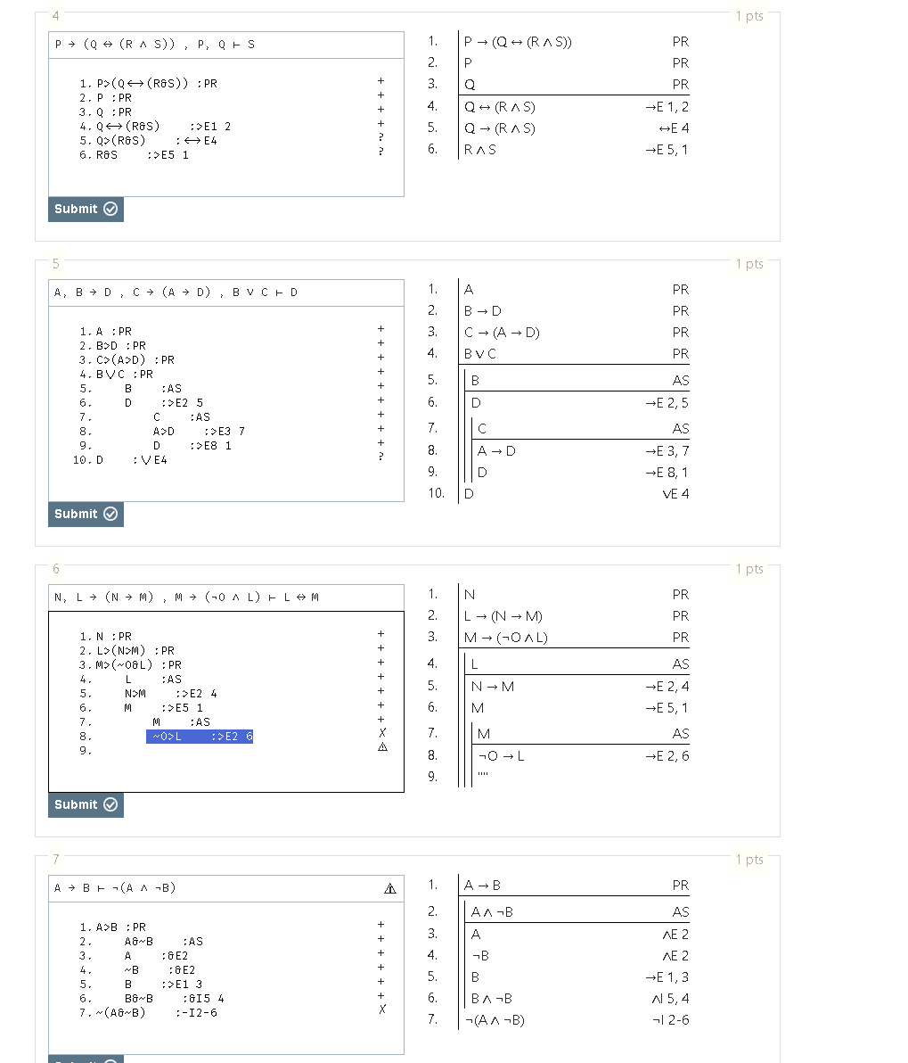 Solved Write Formal Proofs Of The Following Logical | Chegg.com