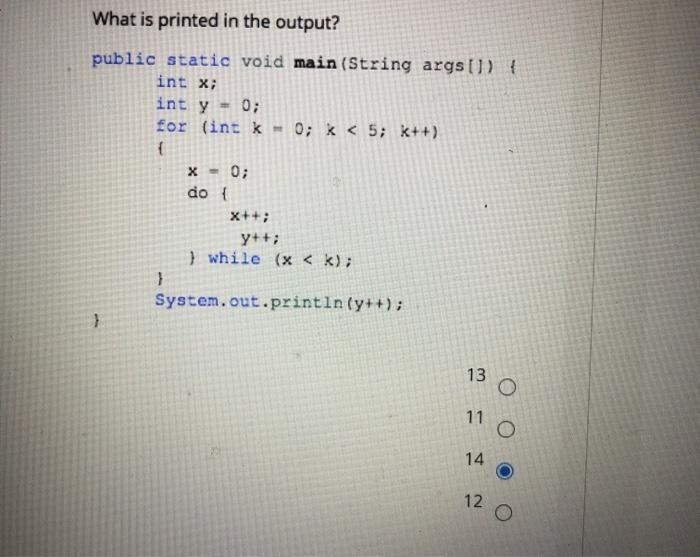 Solved :The correct output of the following expression | Chegg.com