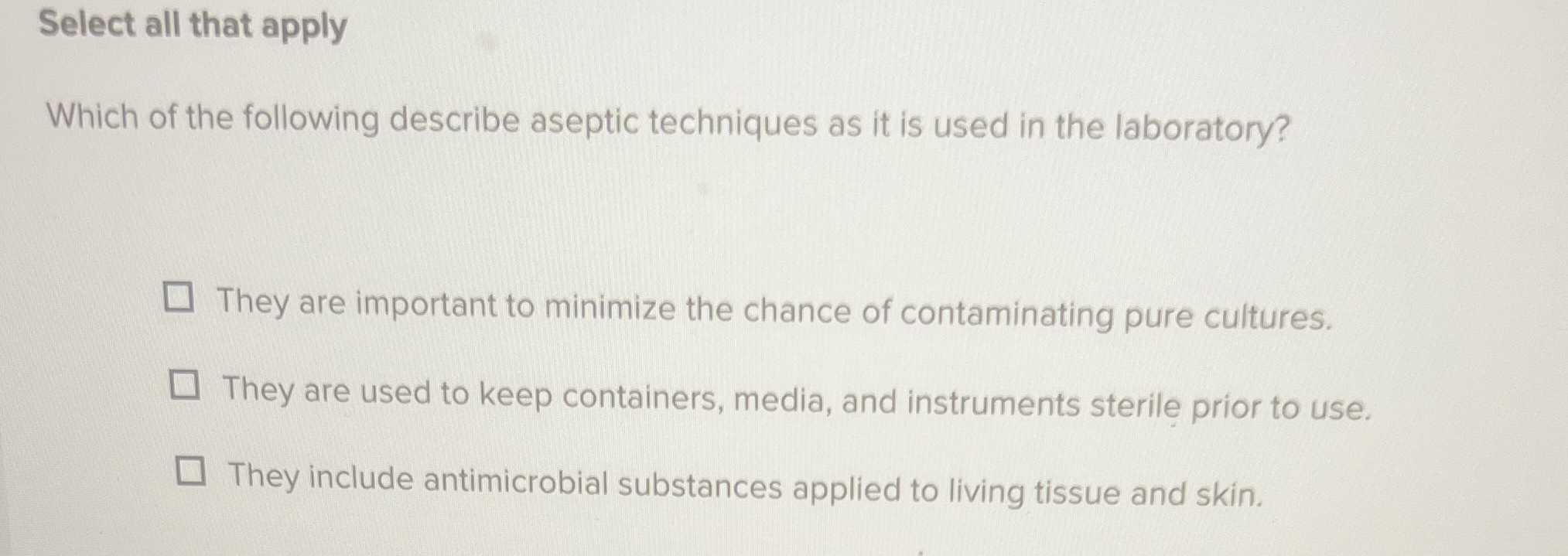 Solved Select All That Applywhich Of The Following Describe Chegg Com