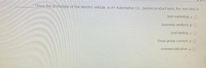 Solved Once the prototype of the electric vehicle, in A+ | Chegg.com