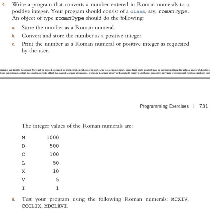 Solved Write a C++ program for this prompt using only | Chegg.com