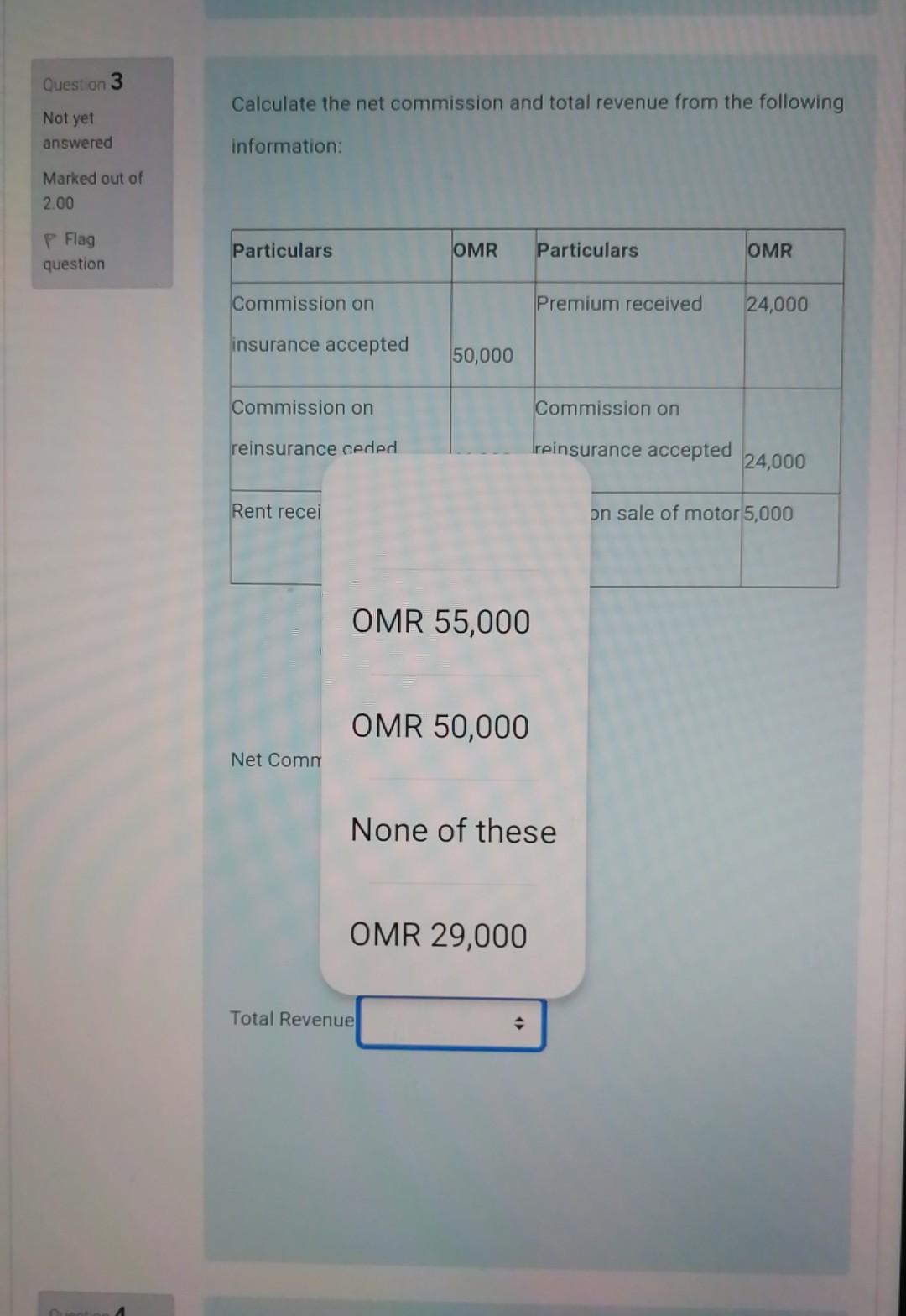 Solved Question 3 Calculate the net commission and total | Chegg.com