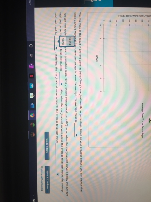 Solved Fill in the columns with Clancy's freethrow