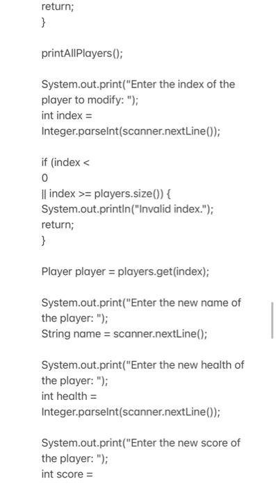 Solved Hello, I am creating a Java program that is a game | Chegg.com