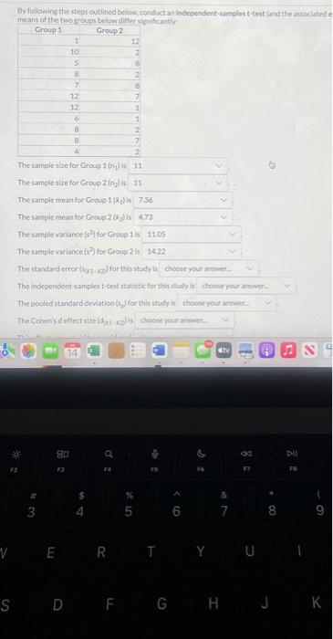 standard error for pooled t test
