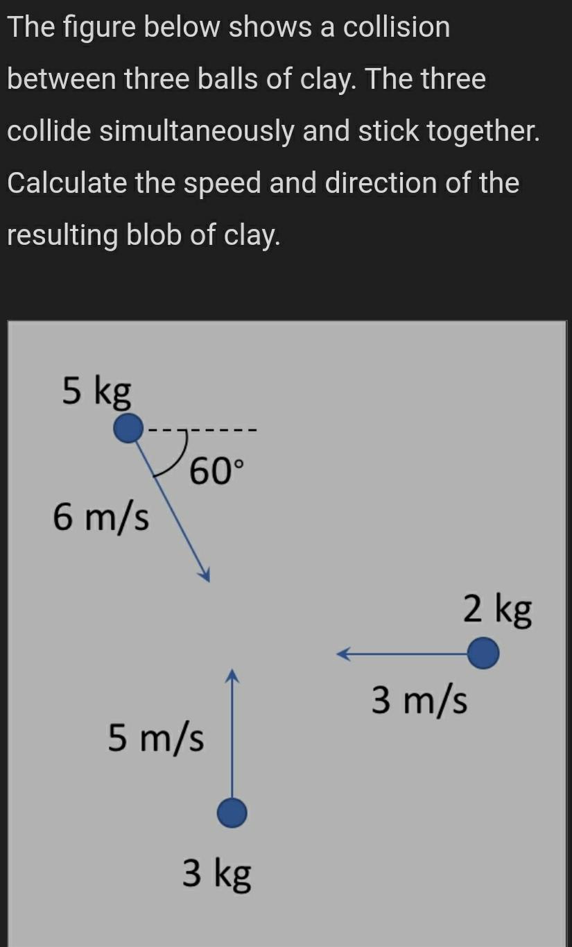 Solved The Figure Below Shows A Collision Between Three | Chegg.com