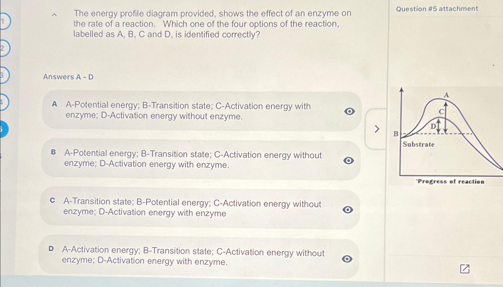 Solved ^(^()) The energy profile diagram provided, shows the | Chegg.com