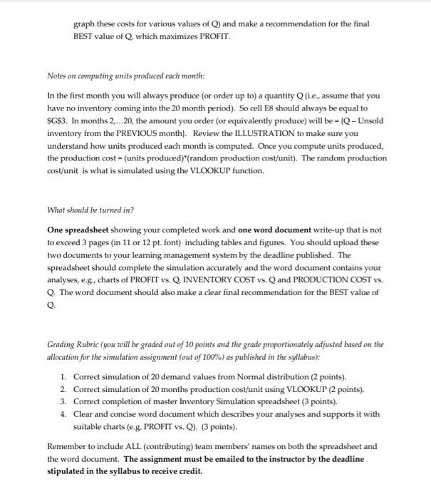 Solved Simulation Exercise Instructions This Document Will | Chegg.com