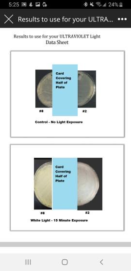 Solved ULTRAVIOLET LIGHT - EFFECTS ON MICROBIAL GROWTH DATA | Chegg.com