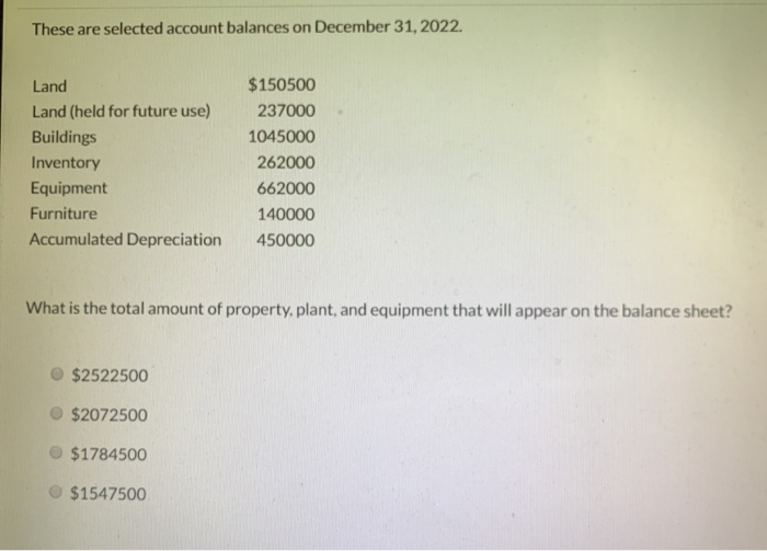 solved-these-are-selected-account-balances-on-december-31-chegg