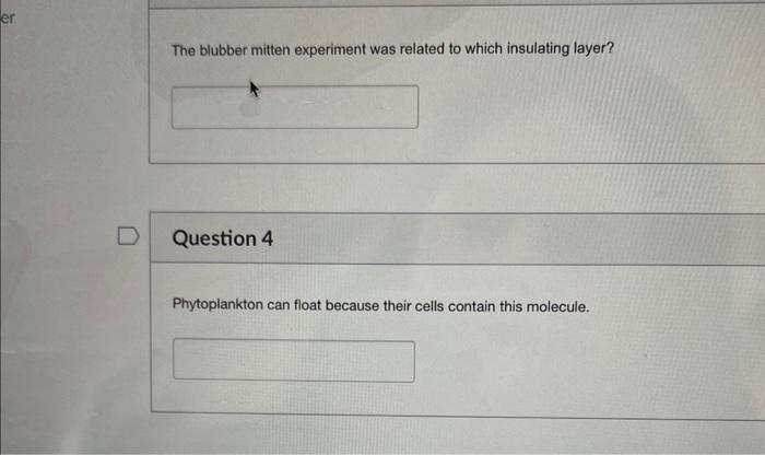 the blubber mitten experiment was related to which skin layer