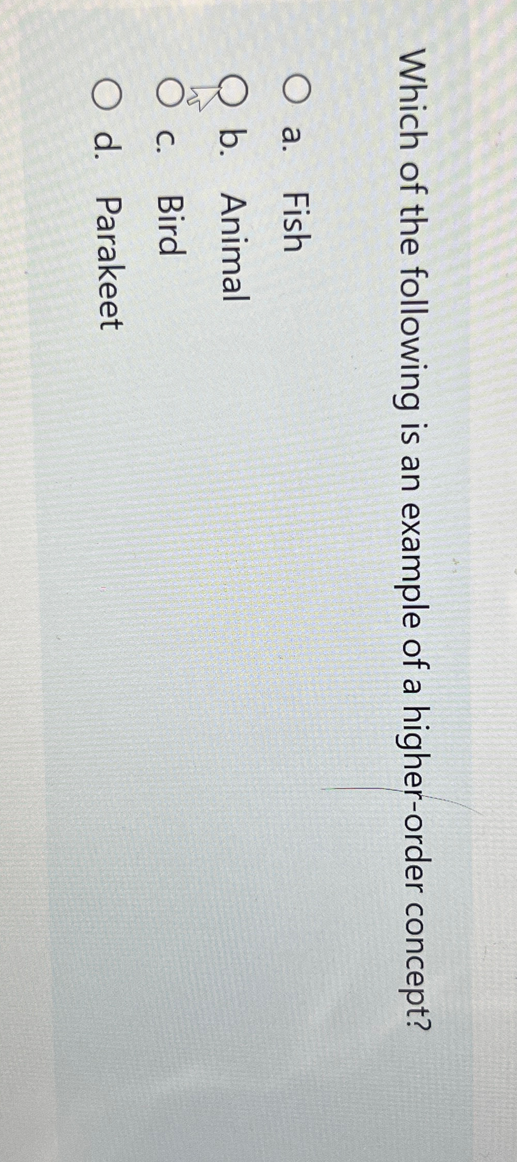 Solved Which of the following is an example of a | Chegg.com