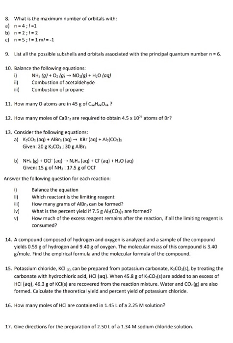 Solved General Chemistry 1a Gncs015 4 March Assign Chegg Com