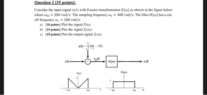 Solved Question 1 35 Points Consider The Following Se Chegg Com