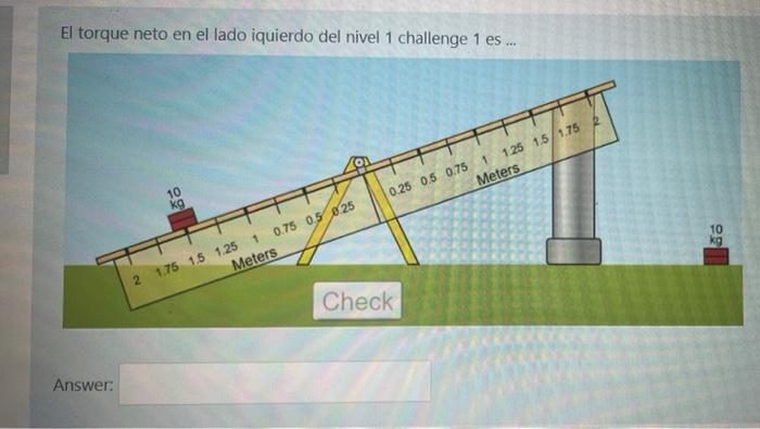 Solved 1. The net torque on the left side of level | Chegg.com