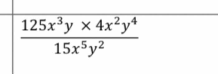 y 4 5x 15