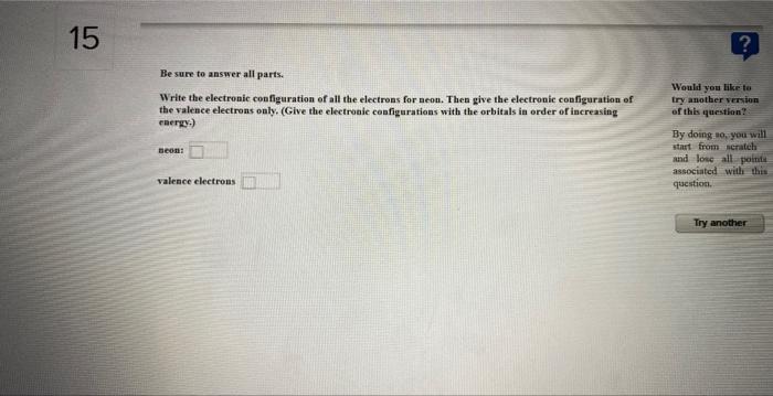 Solved Be sure to answer all parts. | Chegg.com