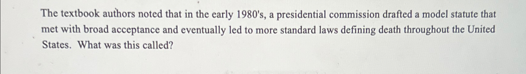 Solved The textbook authors noted that in the early 1980 's, | Chegg.com