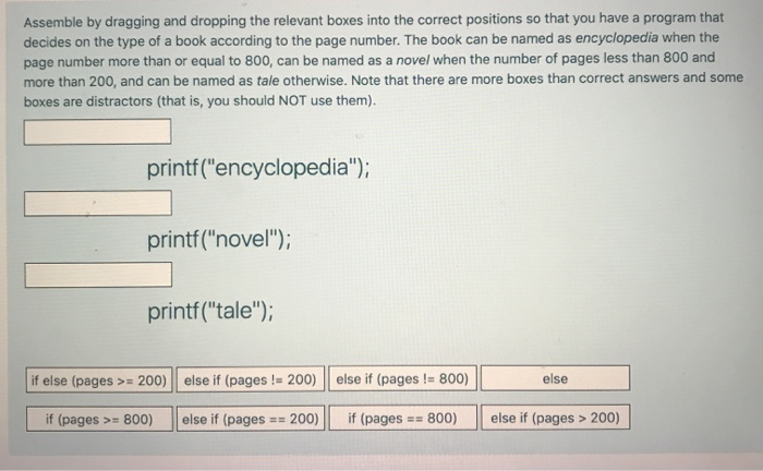 Solved Assemble By Dragging And Dropping The Relevant Boxes | Chegg.com