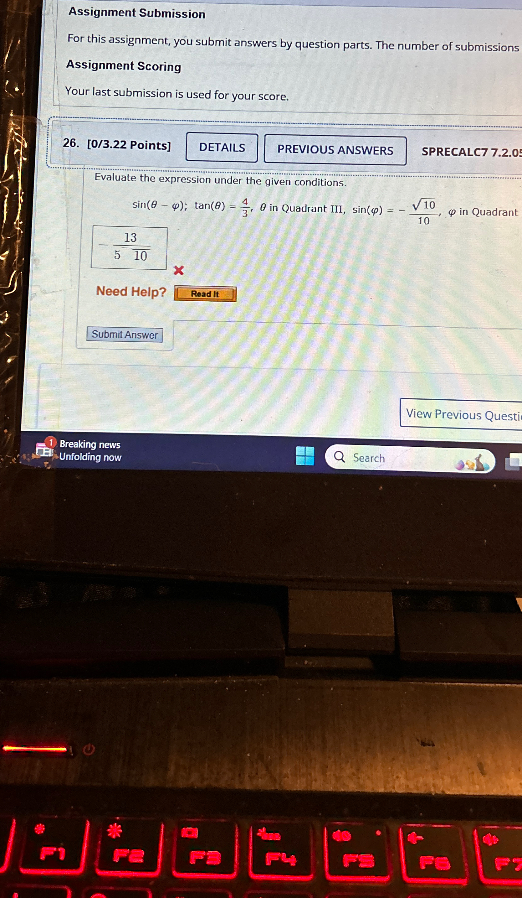 Solved Assignment SubmissionFor this assignment, you submit | Chegg.com