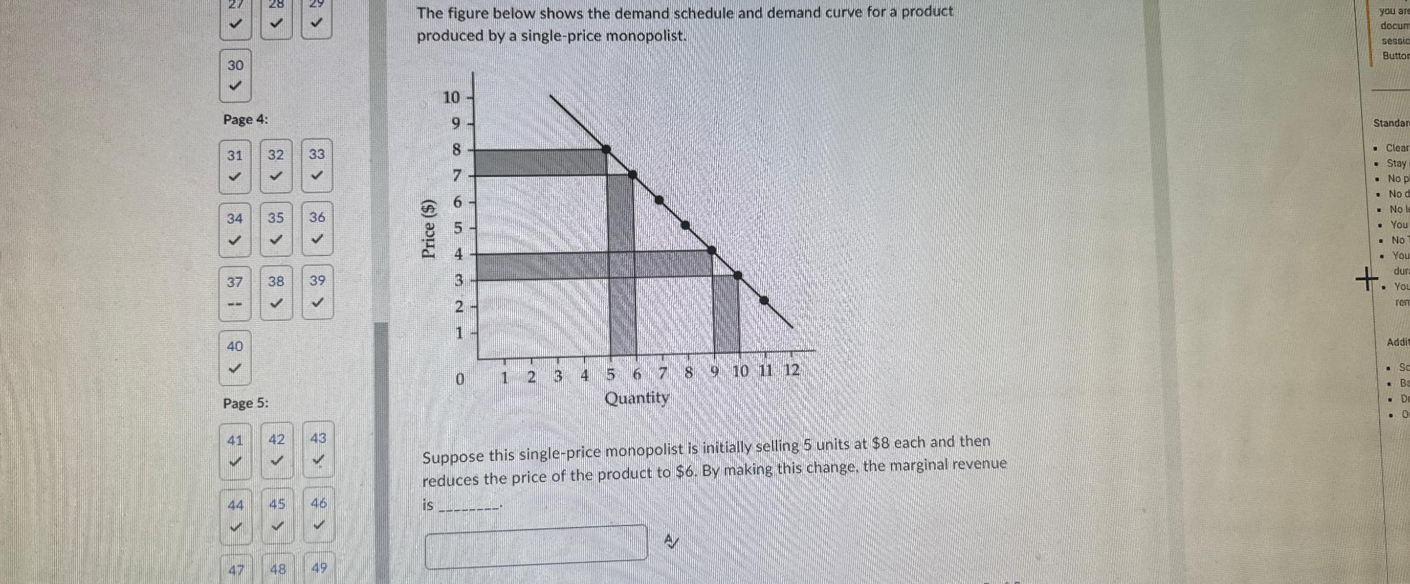 Solved The figure below shows the demand schedule and demand | Chegg.com