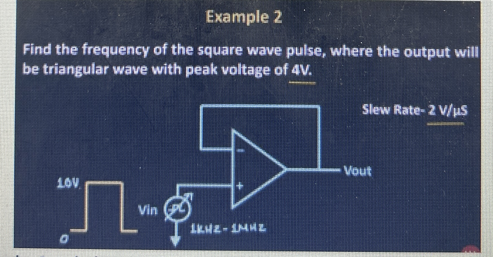 Example 2Find the frequency of the square wave pulse, | Chegg.com image.