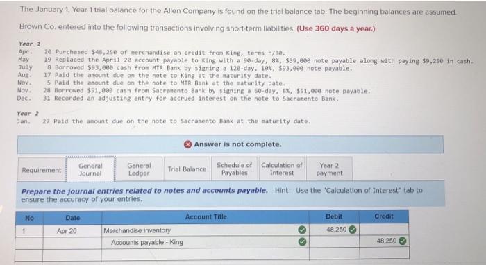 solved-the-january-1-year-1-trial-balance-for-the-allen-chegg